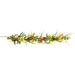 Poppy and Eucalyptus Spring Garland - 5' - Red and Yellow