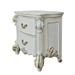 Transitional Special Design Wooden Nightstand with 2-Drawers