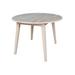 42 in. Solid Wood Round Dual Drop Leaf Table