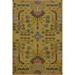 All-Over Oushak Indian Foyer Rug Handmade Wool Carpet - 3'0"x 4'11"