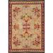 Nomad Kilim Turkish Vintage Area Rug Handmade Wool Carpet - 6'8"x 9'6"