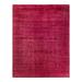 Fine Vibrance, One-of-a-Kind Hand-Knotted Area Rug - Pink, 8' 4" x 10' 7" - 8' 4" x 10' 7"