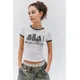 Urban Outfitters UO Museum Of Youth Culture Ringer T-Shirt Top - White L