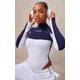 White Usa Motorsport Panelled Bodysuit