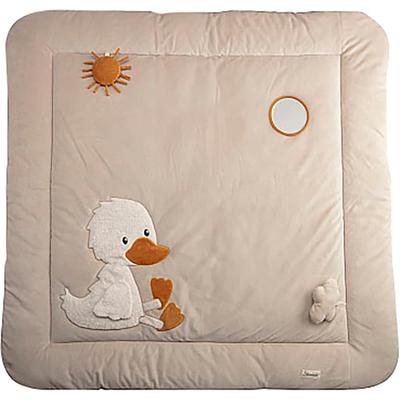 Krabbeldecke STERNTALER "Edda, beige" Wohndecken Gr. B/L: 100cm x 100cm, beige Baby