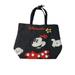Disney Bags | Disneyland - Embroidered Minnie Mouse Large Canvas Travel Tote Bag | Color: Black | Size: Os