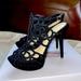 Jessica Simpson Shoes | Euc Jessica Simpson Stilettos In Black Suede | Color: Black | Size: 9