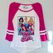 Disney Tops | Euc Disney Princess T-Shirt Sz Lg 17” P2p 23” To Hem Front 27” To Hem Back | Color: Pink/White | Size: L