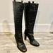 Burberry Shoes | Authentic Burberry Black Leather High Boots - Italian Made Size 40 | Color: Black | Size: 8.5