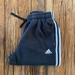 Adidas Pants | Adidas Sweatpants Men's Black Fleece Classic 3 Stripes Band Running Jogger* | Color: Black/White | Size: M