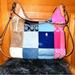 Coach Bags | Euc Coach Patchwork Multi Colored Shoulder Bag | Color: Blue/Pink | Size: Os