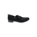 Dr. Scholl's Flats: Slip-on Chunky Heel Work Black Print Shoes - Women's Size 8 - Almond Toe