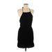 Gab & Kate Casual Dress - Mini Halter Sleeveless: Black Dresses - Women's Size Medium