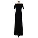Badgley Mischka Cocktail Dress: Black Dresses - Women's Size 6