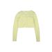 Prince Cardigan Sweater: Yellow Print Tops - Kids Girl's Size 2