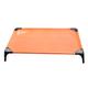 Silcryal Steel Elevated Dog Bed - Outdoor Indoor, Portable Pet Lounge Sofa with Non-Slip Feet Mat, Moisture-proof & Cooling, 4 Colors (Color : Orange, Size : L(85x65x15cm)) vision