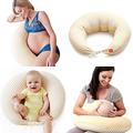 Mamaway Nursing Pillow for Pregnancy, Temperature Regulating, Breathable, Bouncy, Adjustable C Shape Baby Feeding Positioner