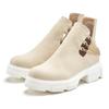 Chelseaboots LASCANA, Damen, Gr. 40, beige (beige, weiß), Obermaterial: 100% Synthetik. Futter: 100% Textilmaterial. Decksohle: 100% Lederimitat. Laufsohle: 100% Synthetik, unifarben, modisch, Schuhe, Ankle Boots, Stiefelette mit modischem...