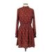 Everly Casual Dress - A-Line: Burgundy Dresses - Women's Size Medium