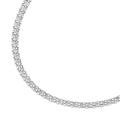 Silberkette SMART JEWEL "Ankerkette 5-reihig mit Zwischenteilen, Silber 925" Halsketten Gr. 45 cm, Silber 925 (Sterlingsilber), silberfarben (silber) Damen Silberketten