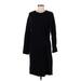 Vince. Casual Dress - Shift: Black Solid Dresses - Women's Size Medium