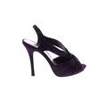 RSVP Heels: Purple Print Shoes - Women's Size 6 1/2 - Peep Toe