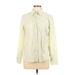 Gap Long Sleeve Button Down Shirt: Ivory Tops - Women's Size Large