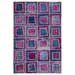 Pink 63" x 91" L Area Rug - Lofy Rectangle Iskece Rectangle 5'3" X 7'7" Indoor/Outdoor Area Rug 91.0 x 63.0 x 0.4 in blue/ | 63" W X 91" L | Wayfair