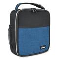 Tirrinia Small Insulated Lunch Bag, Lunch Cooler Tote, Lunch Box Polyester Canvas in Blue/Black | 9.5 H x 4 W x 8.5 D in | Wayfair 1TRLB100BKDB