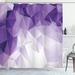 Ebern Designs Antin Abstract Shower Curtain Polyester in Indigo | 84 H x 69 W in | Wayfair B750FB7C405E4C5DB55EBC0128A8601A