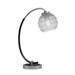 Brayden Studio® Bretas Stainless Steel Desk Lamp Glass in Gray/Black | 18.25 H x 6 W x 6 D in | Wayfair A0D446F119524256B8F11CCF3A8F54B9