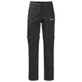 Jack Wolfskin - Women's Glastal Zip Away Pants - Zip-Off-Hose Gr 40 - Long schwarz