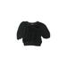 Splendid Sweatshirt: Black Tops - Size 6-12 Month