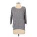 Wilfred Silk Pullover Sweater: Gray Print Sweaters & Sweatshirts - Women's Size X-Small