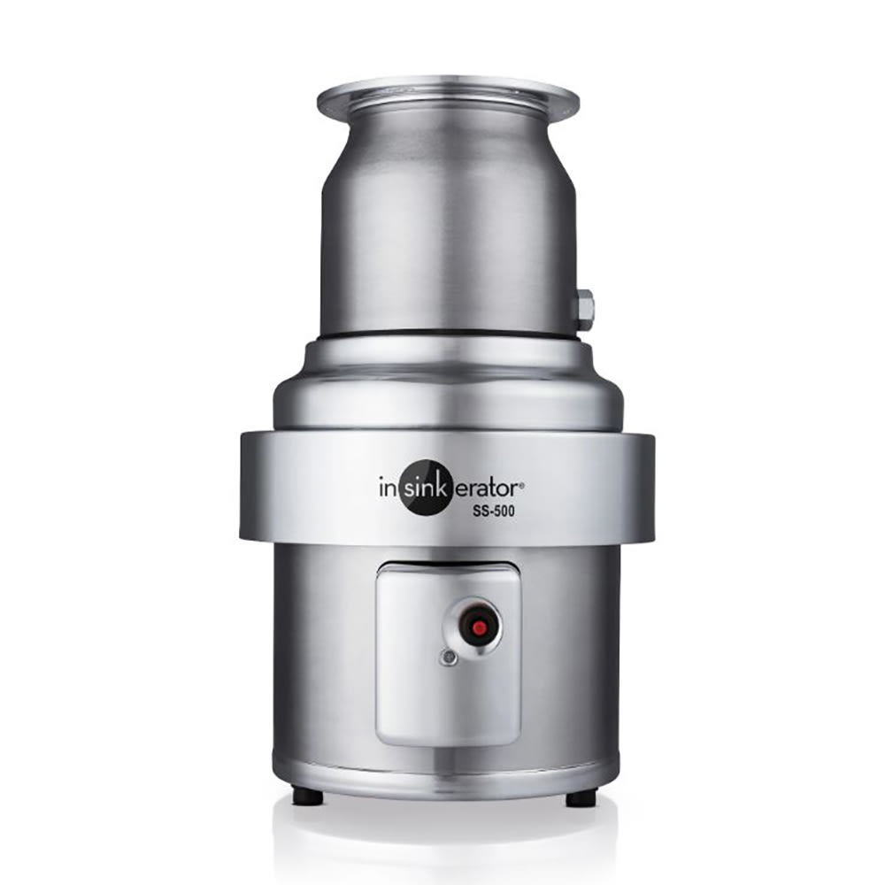 InSinkErator SS-500-15A-MRS 230/3 Disposer Pack w/ 15-in Bowl & Cover, Reverse Switch, 5-HP, 230/3 V