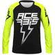 Acerbis J-Kid Blizzard Kids Motocross Jersey, black-yellow, Size XS