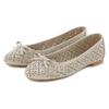 Ballerina LASCANA, Damen, Gr. 37, beige, Obermaterial: 100% Lederimitat. Futter: 100% Lederimitat. Decksohle: 100% Lederimitat. Laufsohle: 100% Synthetik, unifarben, modisch, Schuhe, Freizeitschuh, Slipper, Halbschuh mit kleinen Cut-Outs VEGAN