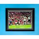 Andy Cole Signed Photo In Luxury Handmade Wooden Frame & COA Autograph Football Soccer Memorabilia Manchester United Poster Premier League