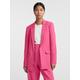 Longblazer PIECES "PCBOSELLA LS LOOSE BLAZER NOOS" Gr. XS (34), pink (hot pink) Damen Blazer