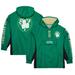 "Men's Mitchell & Ness Kelly Green Boston Celtics Team OG 2.0 Vintage Logo Anorak Windbreaker Quarter-Zip Jacket"