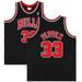 "Scottie Pippen Chicago Bulls Autographed Mitchell & Ness Black 1997-98 Swingman Jersey"