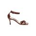 Lafayette 148 New York Heels: Burgundy Animal Print Shoes - Women's Size 40 - Open Toe