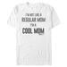 Women's Mad Engine White Mean Girls I'm Not Like a Regular Mom Graphic T-Shirt