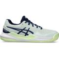 ASICS Kinder Tennisoutdoorschuhe GEL-RESOLUTION™ 9 GS CLAY, Größe 39 ½ in Silber