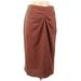 Nine West Casual Skirt: Brown Leopard Print Bottoms - Women's Size Medium