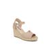 Wide Width Women's Tess Sandal by LifeStride in Taupe Faux Leather (Size 9 1/2 W)