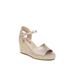 Women's Tess Sandal by LifeStride in Gold Faux Leather (Size 5 1/2 M)