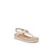 Women's Zeeta Sandal by LifeStride in Almond Faux Leather (Size 8 M)