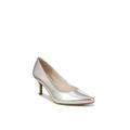 Wide Width Women's Sevyn Pumps by LifeStride in Silver Faux Leather (Size 10 W)