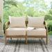 Miramar Outdoor Loveseat - Grandin Road